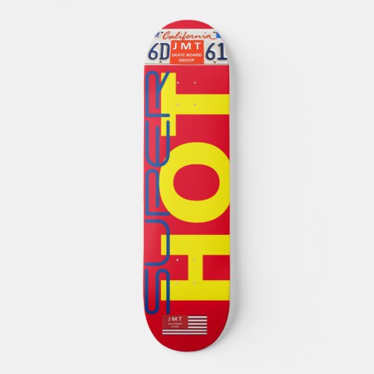 SUPER HEET Skateboard (Voorkant)