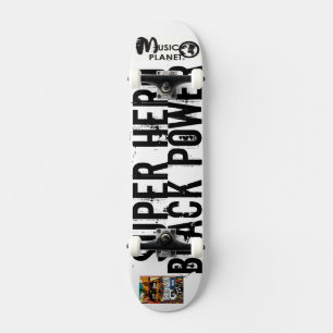 SUPER HELD BLACK POWER Skateboard