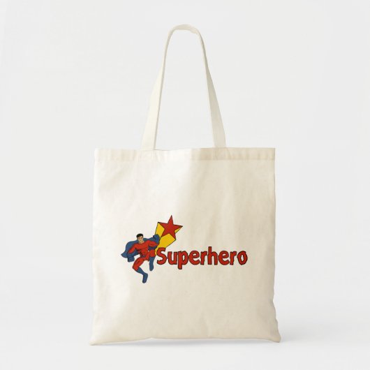 Super held canvas tas, te koop! tote bag (Voorkant)