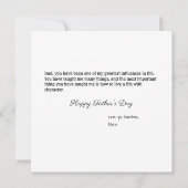 Super held Vaderdag Day Voeg je eigen foto toe (Achterkant)