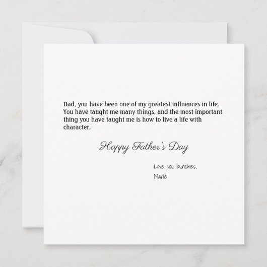 Super held Vaderdag Day Voeg je eigen foto toe (Achterkant)