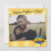 Super held Vaderdag Day Voeg je eigen foto toe (Voorkant)