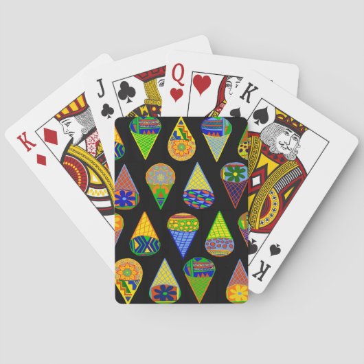 Super Helden Ijs Kegel Pokerkaarten (Achterkant)