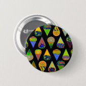 Super Helden Ijs Kegel Ronde Button 5,7 Cm (Voorkant /achterkant)