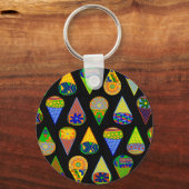 Super Helden Ijs Kegel Sleutelhanger (Voorkant)