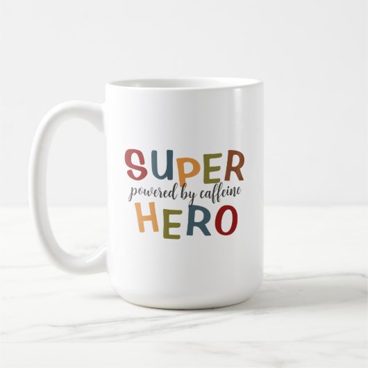 Super Helden Vader Vaderdag Koffiemok (Links)
