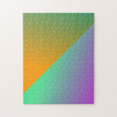 Super Helder Twee Tons Geometrische Driehoek Legpuzzel (Verticaal)