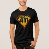 sUPER HERO 411 Tri-Blend Shirt (Voorkant)