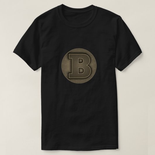 Super Hero "B" Insigne T-shirt (Design voorkant)