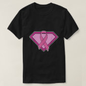 Super Hero Breast Cancer T Shirt1936 T-shirt (Design voorkant)