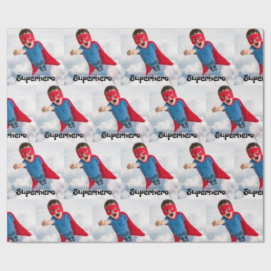 Super Hero Cadeaupapier (Vlak)