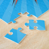 Super Hero Classic Bam! Action Bubble Legpuzzel (Zijkant)