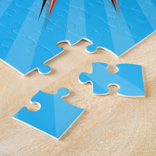 Super Hero Classic Bam! Action Bubble Legpuzzel (Zijkant)