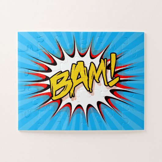 Super Hero Classic Bam! Action Bubble Legpuzzel (Horizontaal)