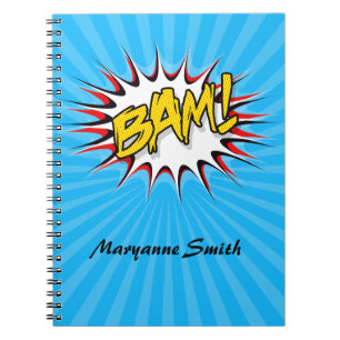 Super Hero Classic Bam! Action Bubble Notitieboek