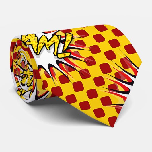 Super Hero Classic Bam! Action Bubble Stropdas (Opgerold)