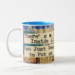 Super Hero Coffee-Mok Tweekleurige Koffiemok