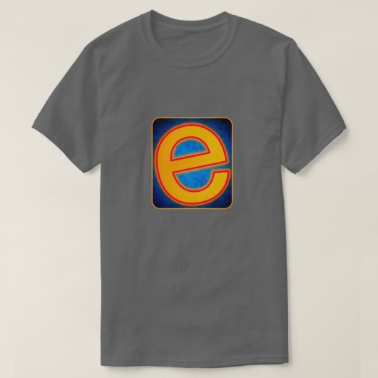 Super Hero "E" Insignia T-shirt (Design voorkant)