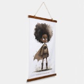 Super Hero Hangend Wandkleed (Gebogen)