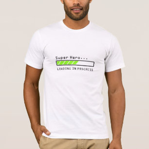 Super Hero... het laden in het pictogram van de vo T-shirt