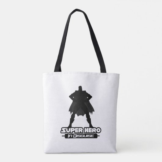 Super Hero in Disguise Tote Bag (Achterkant)