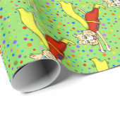 Super Hero Kat Verpakkingsdocument Cadeaupapier (Rol Hoek)