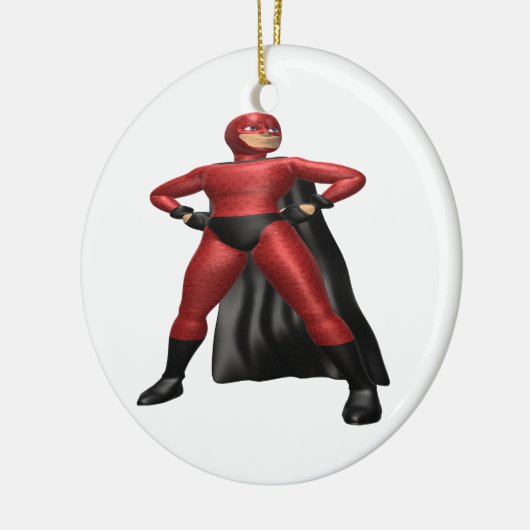 Super Hero Keramisch Ornament (Links)