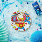 Super Hero Kinder Thmed Birthday Party Paper Bord (Feest)