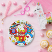 Super Hero Kinder Thmed Birthday Party Paper Bord (Feest)