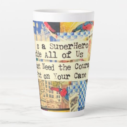 Super Hero Latte Mok (Voorkant)