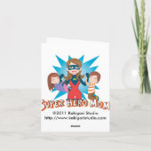 Super Hero mam Kaart (Achterkant)