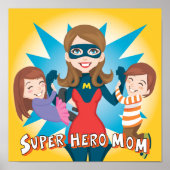 Super Hero mam Poster (Voorkant)