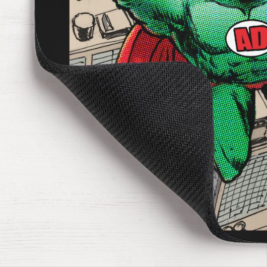 Super Hero Mousepad Muismat (Hoek)