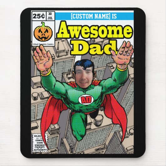  Super Hero Mousepad Muismat (Voorkant)