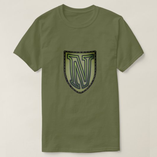 Super Hero "N" Insignia T-Shirt (Design voorkant)