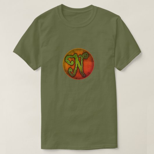 Super Hero "N" Insignia T-shirt (Design voorkant)