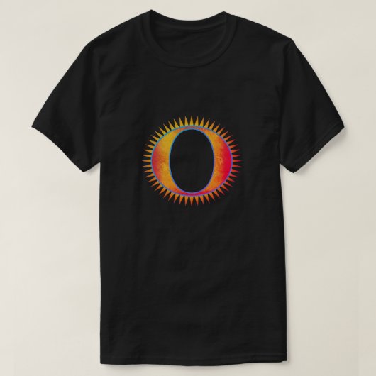 Super Hero "O" Insignia T-shirt (Design voorkant)
