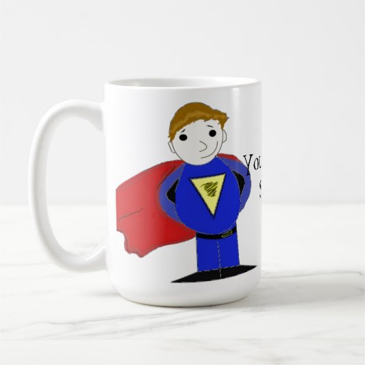 Super Hero - Pap Koffiemok (Links)