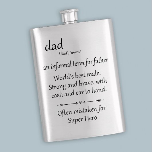 Super Hero Papa Cadeau Vaderdag Flacon