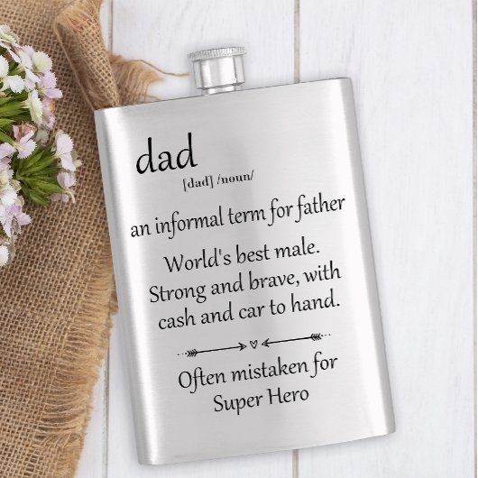 Super Hero Papa Cadeau Vaderdag Flacon