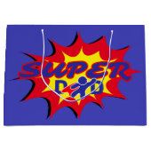 Super Hero Papa Stripboek Vaderdag Groot Cadeauzakje (Voorkant)