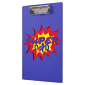 Super Hero Papa Stripboek Vaderdag Klembord (Links)
