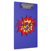 Super Hero Papa Stripboek Vaderdag Klembord (Rechts)