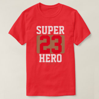 SUPER HERO PAS JE FAVORIETE SPELER AAN # T-Shirt