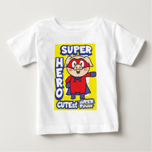 Super hero pig baby