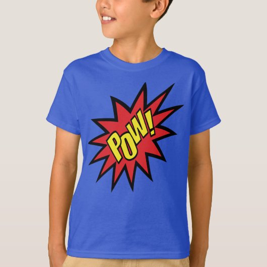 Super Hero Pow T-shirt (Voorkant)