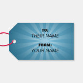 Super Hero Senior Cadeaulabel (Achterkant Horizontaal)