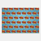 Super Hero Senior Inpakpapier Vel (Voorkant 3)