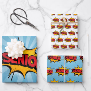 Super Hero Senior Inpakpapier Vel