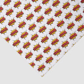 Super Hero Senior White Tissuepapier (Detail)